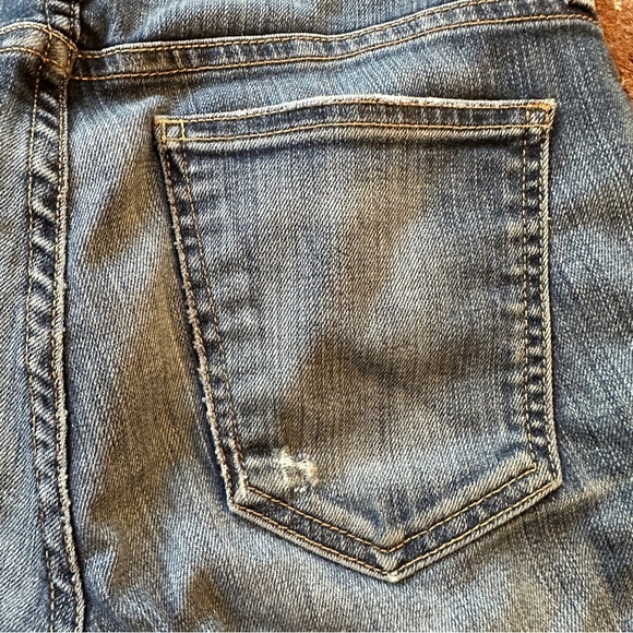 Current/Elliott Blue The Stiletto Townie Skinny Distressed Jeans size 25 - Picture 14 of 16